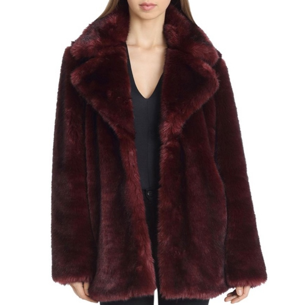 Faux fur Avec Les Filles oversized coat